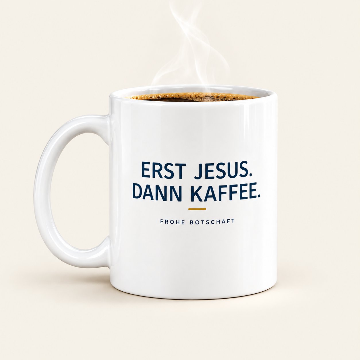 ERST JESUS. DANN KAFFEE. – Matthäus 6,33 · Priorität